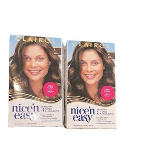 Clairol Nice'n Easy Hair Color 4 Brown set of two